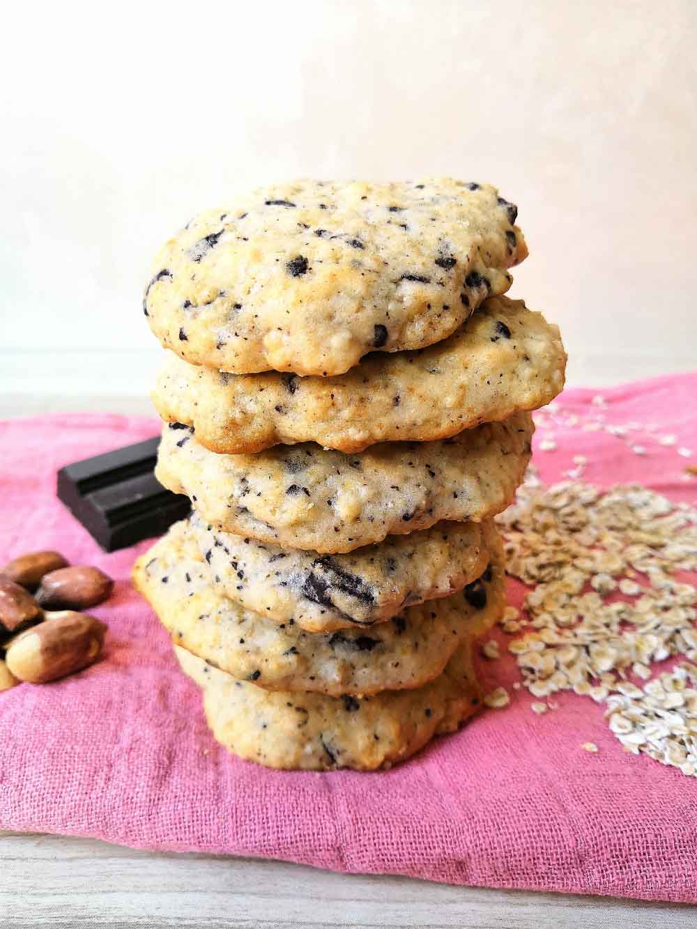 Cookies Aux Flocons D Avoine Et Pepites De Chocolat My Yummy Kitchen