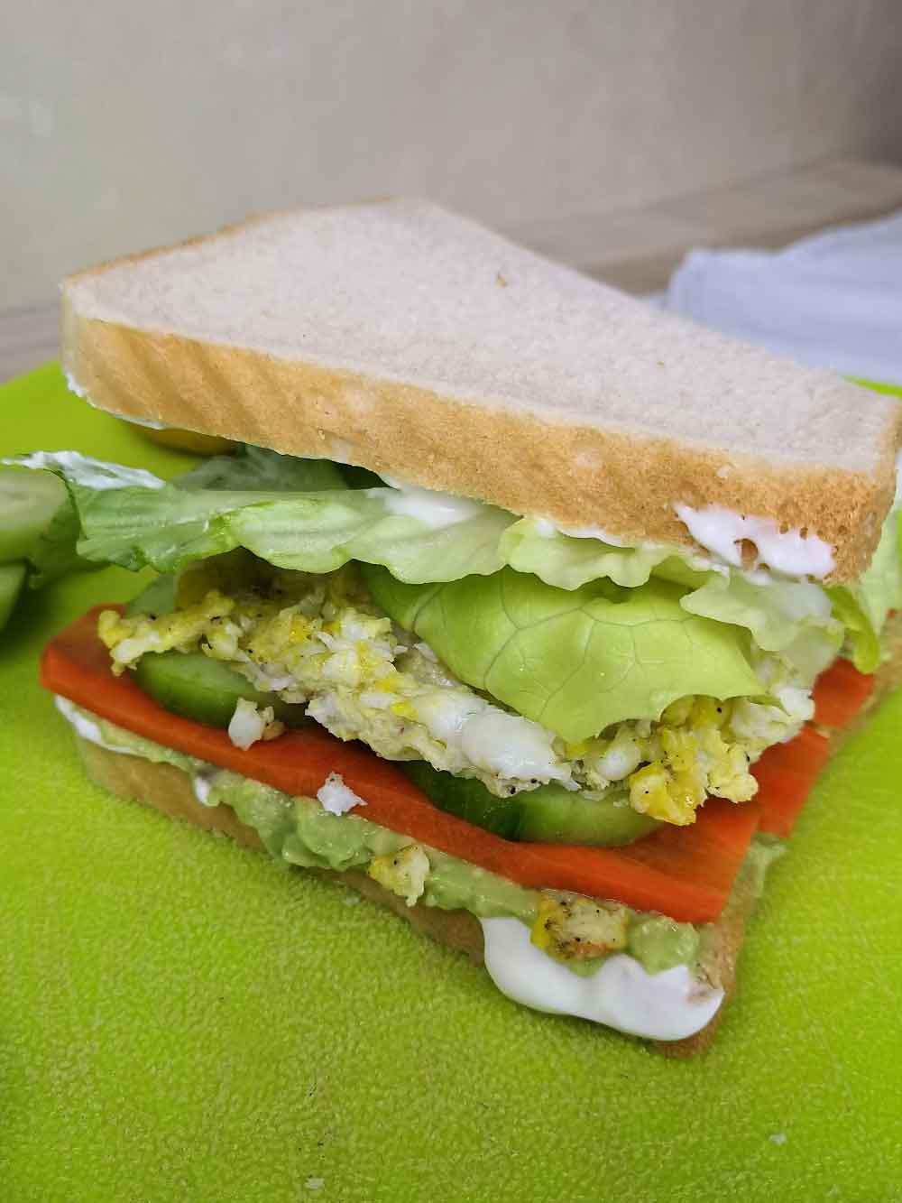 Club Sandwich Avocat-Oeuf