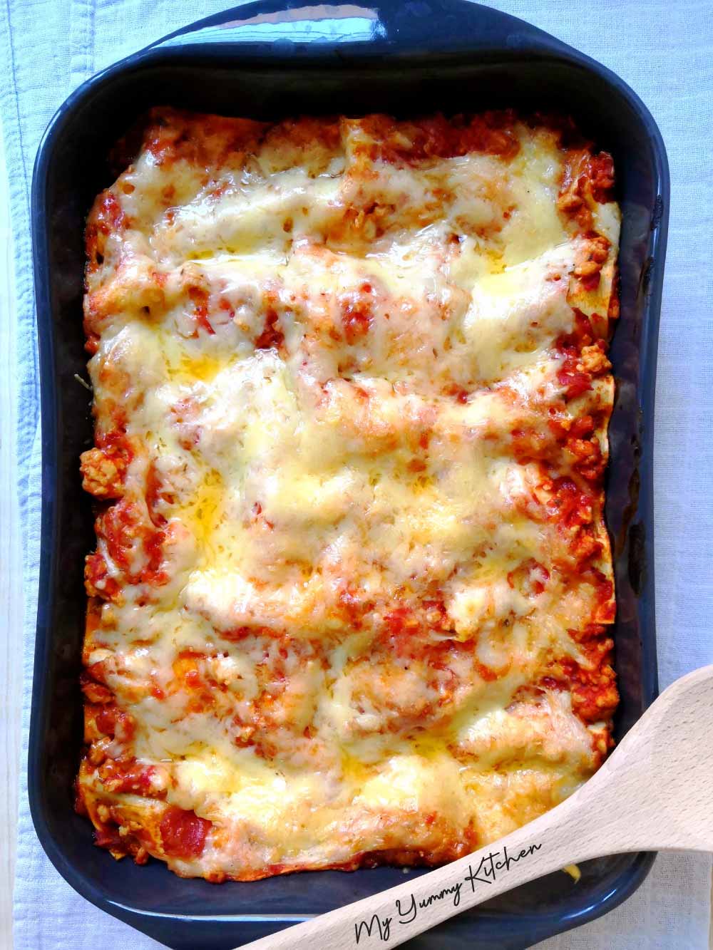 Lasagnes Poulet - Mozzarella - My Yummy Kitchen