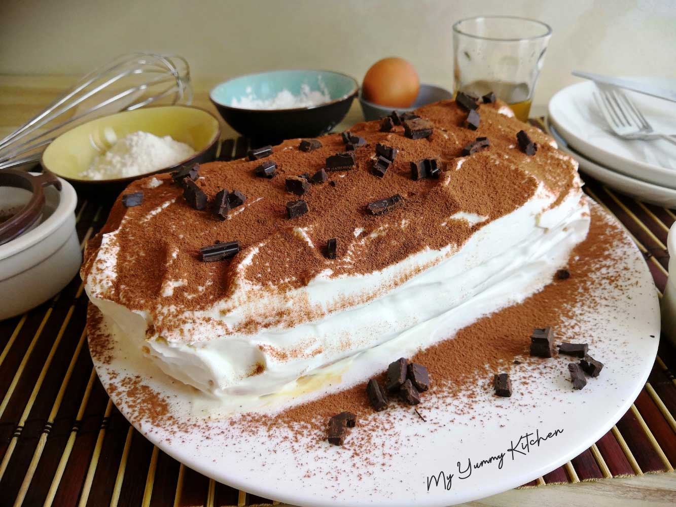 Tiramisu version Gâteau