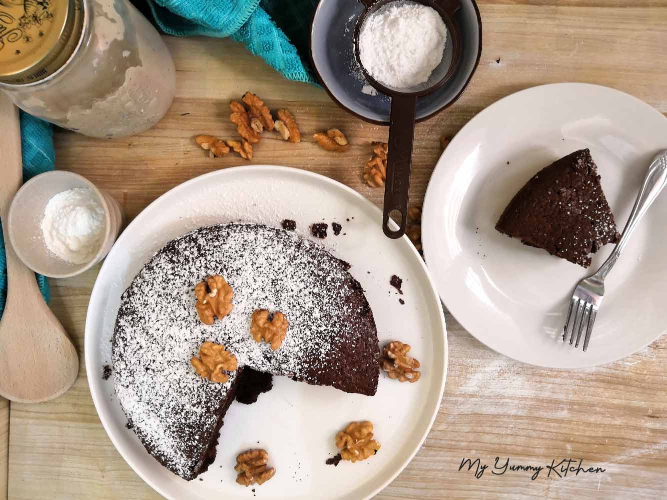 Moelleux au Chocolat-Crème de Cajou (sans beurre)