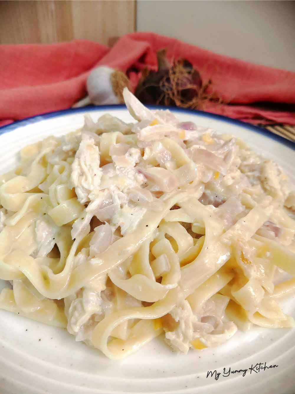 Alfredo Pasta My Yummy Kitchen