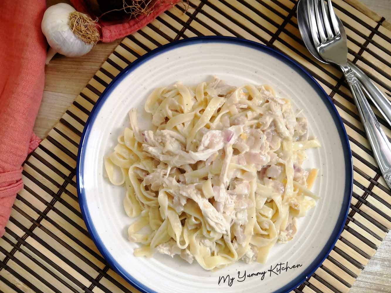 Alfredo Pasta My Yummy Kitchen