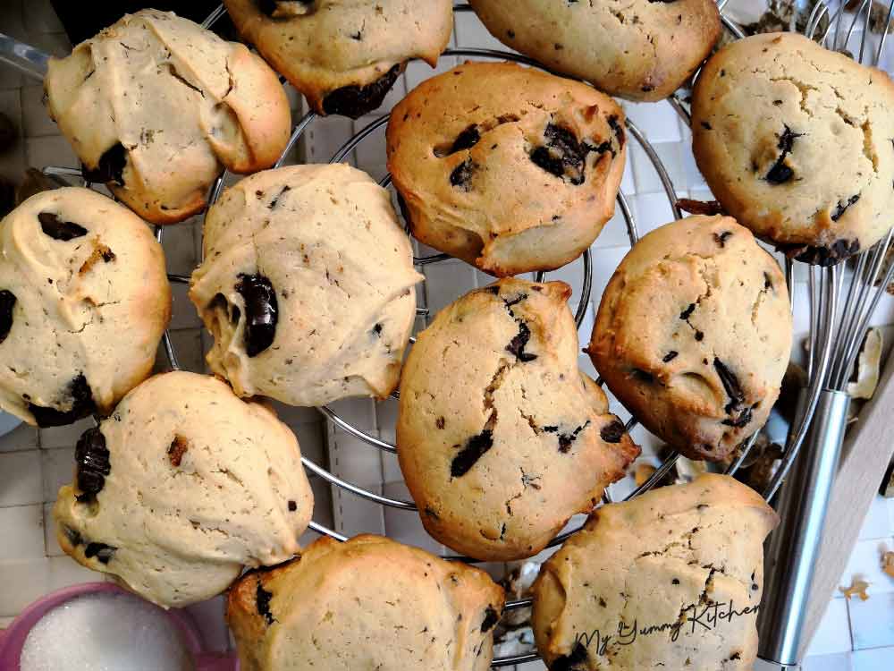 Véritables Cookies Beurre de Cacahuètes et Pépites de Chocolat