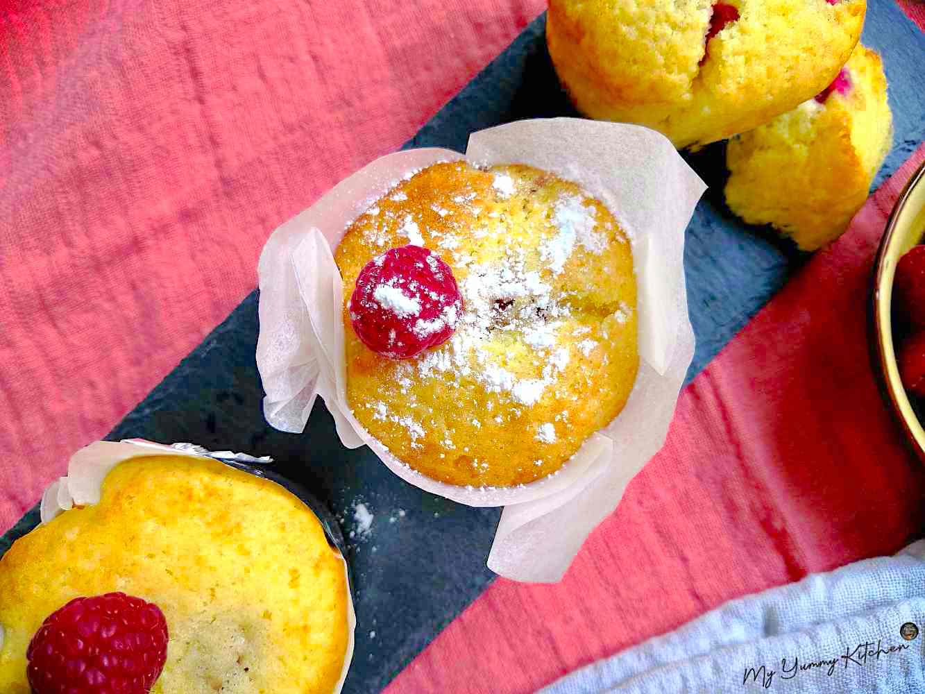Muffins au Chocolat-Framboise super moelleux !