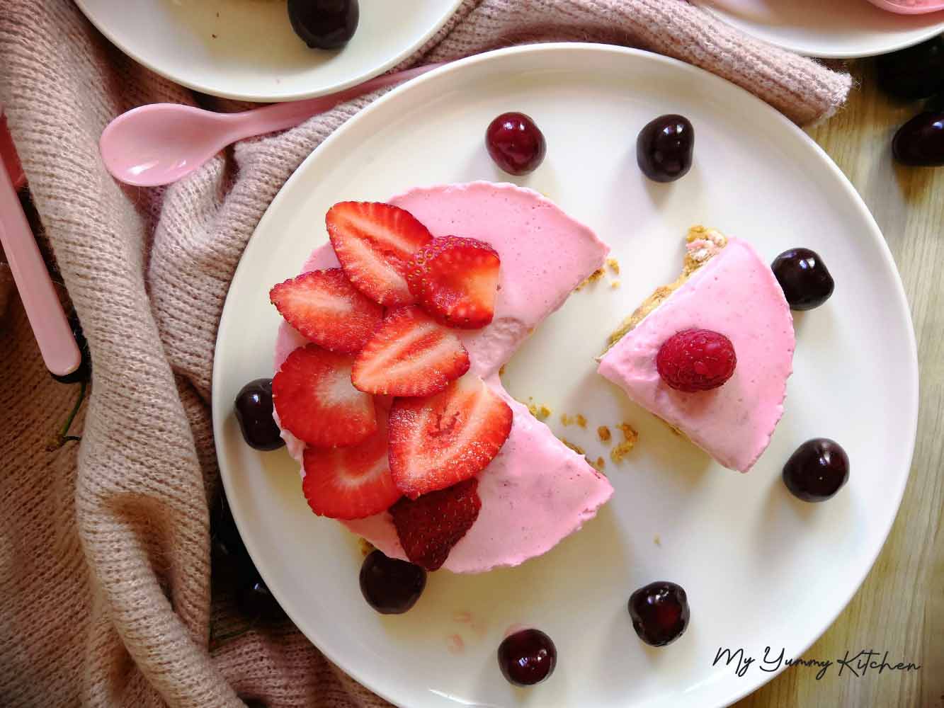 Recette Cheesecake aux fruits rouges sans sucre (facile, rapide)