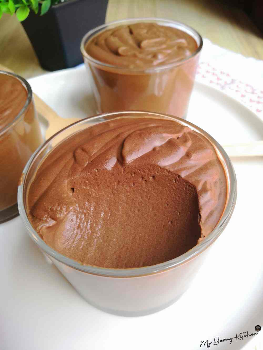 Mousse au Chocolat à l'Aquafaba My Yummy Kitchen